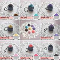 Custom Cupcake Clicker Keychain