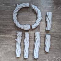 Dungeon Meshi Delicious on Dungeon Marcille Ambrosia Staff - 4'-4" / 1320 mm long Cosplay Prop Kit