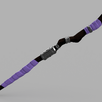 Frieren Fern's Staff Cosplay Prop STL File 3D Model