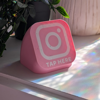 Custom Instagram NFC Tappable Sign