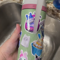 Tamagotchi Inspired Waterproof Stickers