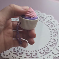 Custom Cupcake Clicker Keychain