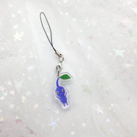 Blue Pikmin Phone Charm