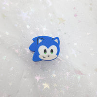 Blue Hedgehog & Friends Shoe Charm | Pin