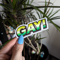 Gay! Smash Bros Waterproof Stickers