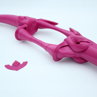 Genshin Impact Gorou's Raven Bow 3D Printed Cosplay Prop Kit