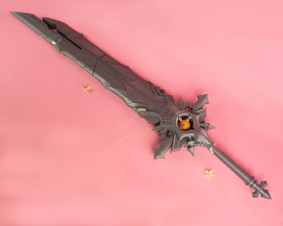 Genshin Impact Wolf's Gravestone Cosplay Sword 3D Model STL File