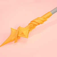Genshin Impact Vortex Vanquisher Cosplay Polearm 3D Printed Cosplay Prop Kit