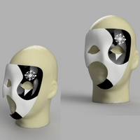 Genshin Impact Il Dottore Mask 3D Model STL File