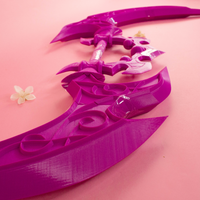 Warcraft Tyrande Whisperwind Glaive 3D Printed Cosplay Kit - Porzellan Props