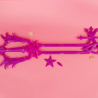 Kingdom Hearts Oathkeeper Keyblade 3' long 3D Printed Cosplay Kit - Porzellan Props