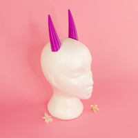 Power Cosplay Horns Chainsaw Man 3D Model STL File - Porzellan Props