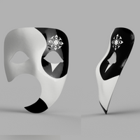 Genshin Impact Il Dottore Mask 3D Model STL File