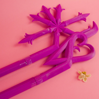 Kingdom Hearts Oathkeeper Keyblade 3' long 3D Printed Cosplay Kit - Porzellan Props