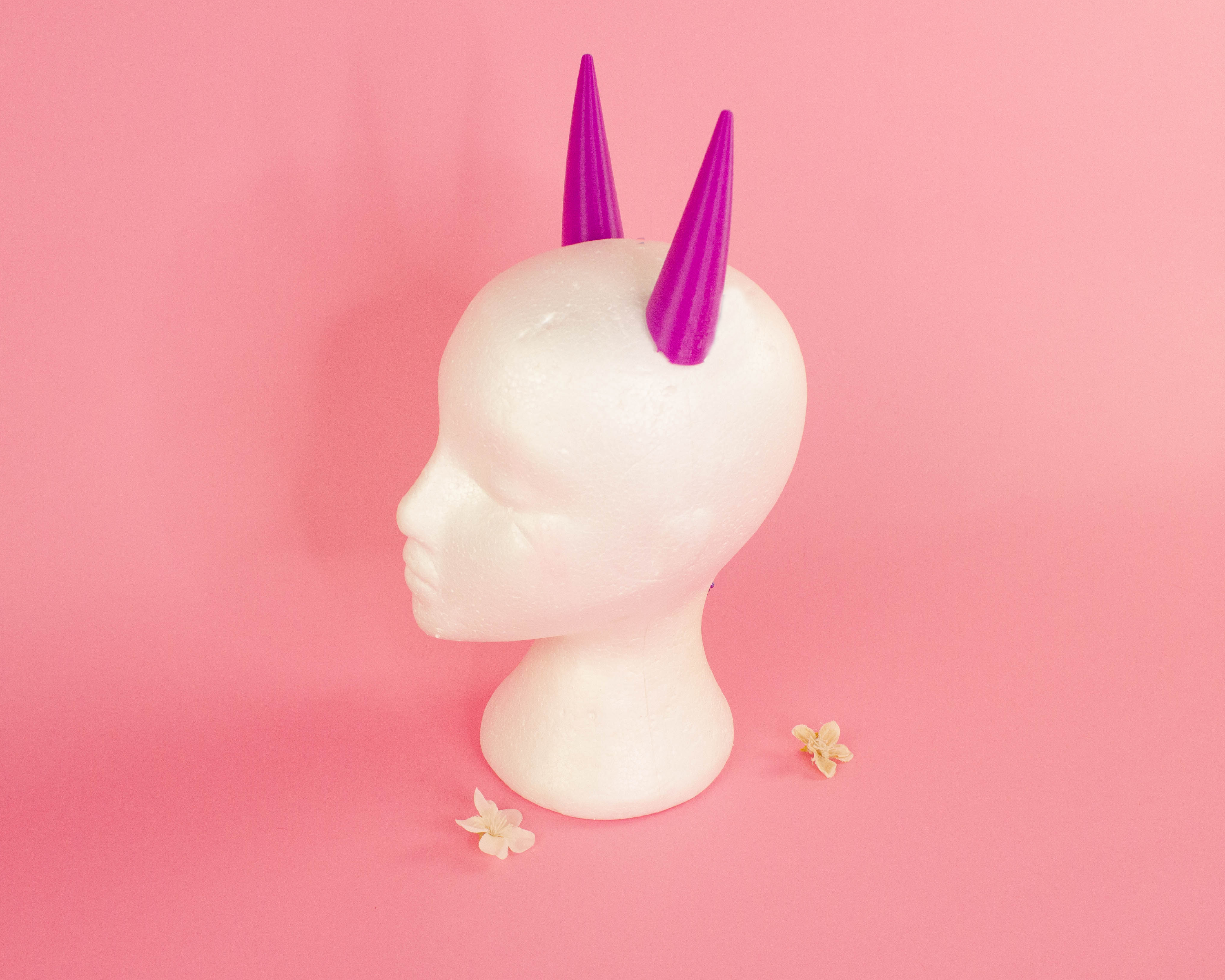 STL file Anime Chainsaw Man Power Horns Headwear Cosplay Demon Headband  Hairpin Prop 🪚・3D printable model to download・Cults