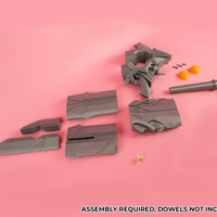 Genshin Impact Wolf's Gravestone Cosplay Sword 3D Printed Cosplay Kit