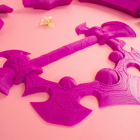 Warcraft Tyrande Whisperwind Glaive 3D Printed Cosplay Kit - Porzellan Props