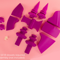 Fire Emblem Shadow Dragon Minerva's Axe Hauteclere 3D Printed Cosplay Prop Kit - Porzellan Props