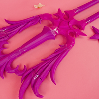 Kingdom Hearts Oathkeeper Keyblade 3' long 3D Printed Cosplay Kit - Porzellan Props