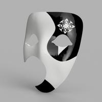 Genshin Impact Il Dottore Mask 3D Model STL File