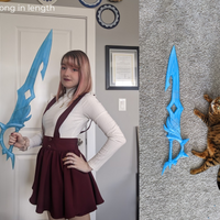 Genshin Impact Tartaglia Childe Water Blade Cosplay Sword 3D Printed Cosplay Kit - Porzellan Props