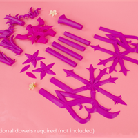 Kingdom Hearts Oathkeeper Keyblade 3' long 3D Printed Cosplay Kit - Porzellan Props