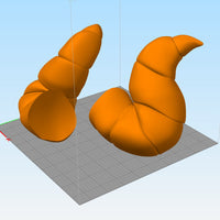 Narmaya Granblue Fantasy Cosplay Horns 3D Model STL File - Porzellan Props