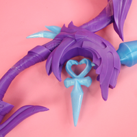 Genshin Impact Amos Bow Ganyu Cosplay Bow 3D Printed Cosplay Kit (for LEDS) - Porzellan Props