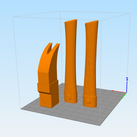 Jujutsu Kaisen JJK Nobara Kugisaki Hammer 3D Model STL File - Porzellan Props