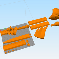 Genshin Impact Favonius Sword Jean Cosplay Sword 3D Model for LEDS STL File - Porzellan Props