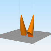 Power Cosplay Horns Chainsaw Man 3D Model STL File - Porzellan Props