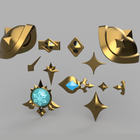 Genshin Impact Kaeya Cosplay Accessories 3D Model STL File - Porzellan Props