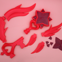 Star Guardian Soraka Staff 3D Printed Cosplay Kit