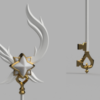 Star Guardian Soraka Staff 3D Model STL File