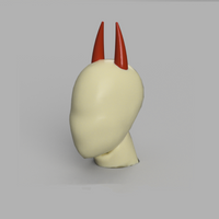 Power Cosplay Horns Chainsaw Man 3D Printed Cosplay Kit - Porzellan Props