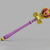 Sailor Moon Spiral Heart Moon Rod 3D Printed Cosplay Kit - Porzellan Props