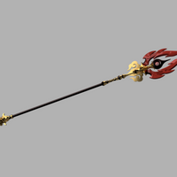 Genshin Impact Staff of Homa Cosplay Polearm 3D Model STL File
