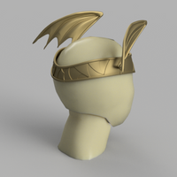 Fire Emblem Three Houses Lady Seiros Dragon Headset 3D Model STL Files