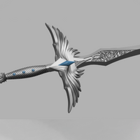 Critical Role D&D Holy Avenger 4.5' long Cosplay Sword 3D Model STL File - Porzellan Props