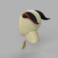 Genshin Impact Ganyu Cosplay Horns and Bell Accessory 3D Model STL File - Porzellan Props