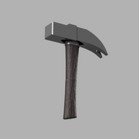 Jujutsu Kaisen JJK Nobara Kugisaki Hammer 3D Model STL File - Porzellan Props