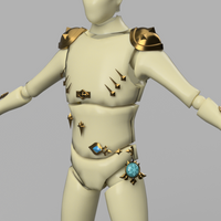 Genshin Impact Kaeya Cosplay Accessories 3D Printed Cosplay Kit DIY - Porzellan Props