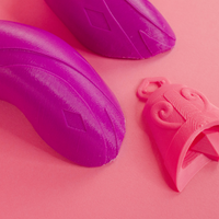 Genshin Impact Ganyu Cosplay Horns and Bell Accessory 3D Printed Cosplay Kit DIY - Porzellan Props