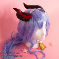 Genshin Impact Ganyu Cosplay Horns and Bell Accessory 3D Printed Cosplay Kit DIY - Porzellan Props