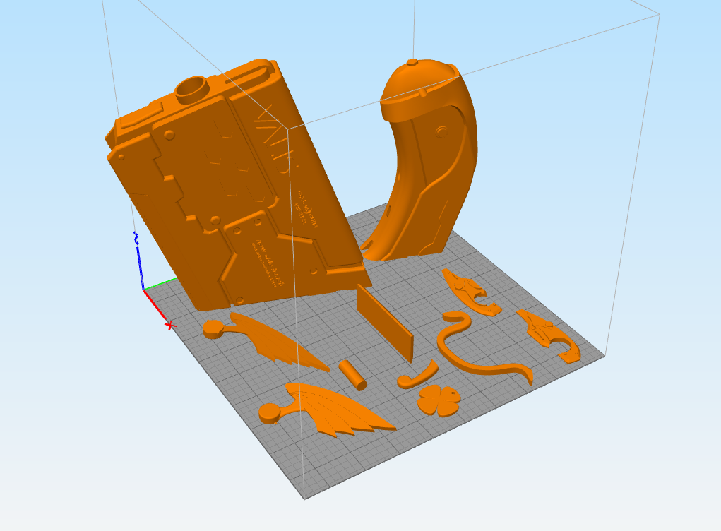 Elphelt Valentine Prop Gun Guilty Gear Xrd 3D Model STL File