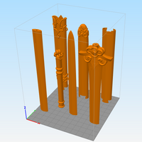 Mo Dao Zu Shi MDZS Grandmaster of Demonic Cultivation Bichen Sword and Sheath - 4.5 ft long 3D Model STL File