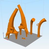 Genshin Impact Gorou's Raven Bow 3D Model STL File