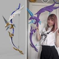 Genshin Impact Amos Bow Ganyu Cosplay Bow 3D Printed Cosplay Kit (for LEDS) - Porzellan Props