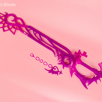 Kingdom Hearts Sora and Riku's Combined Keyblade 3D Printed Cosplay Kit - Porzellan Props