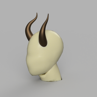 League of Legends LoL Blood Moon Evelynn Cosplay Horns 3D Printed Cosplay Kit DIY - Porzellan Props